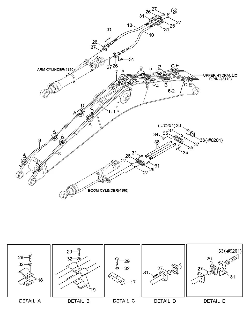 P680-207427 Escavadeira de esteiras Hyundai R480LC-9