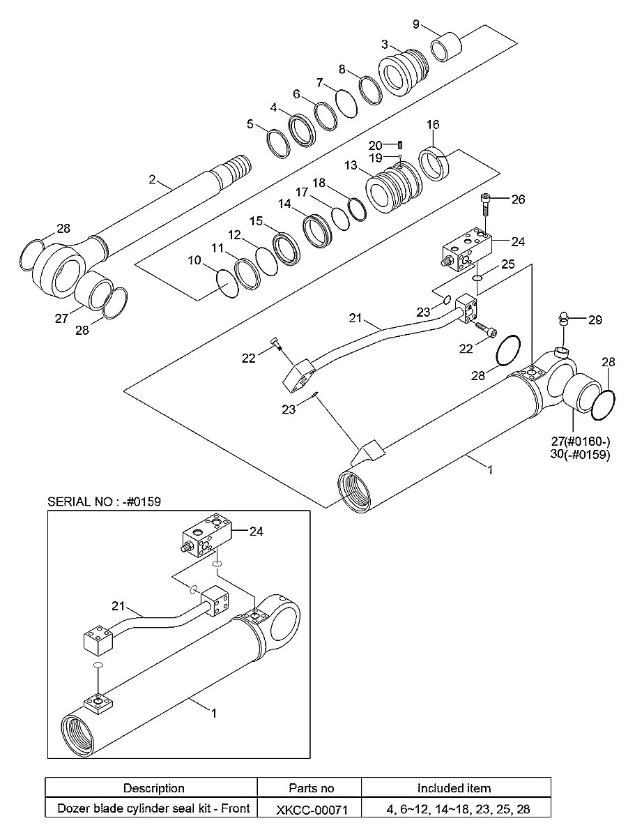 XKCD-02442 Escavadeira de rodas Hyundai R140W-9