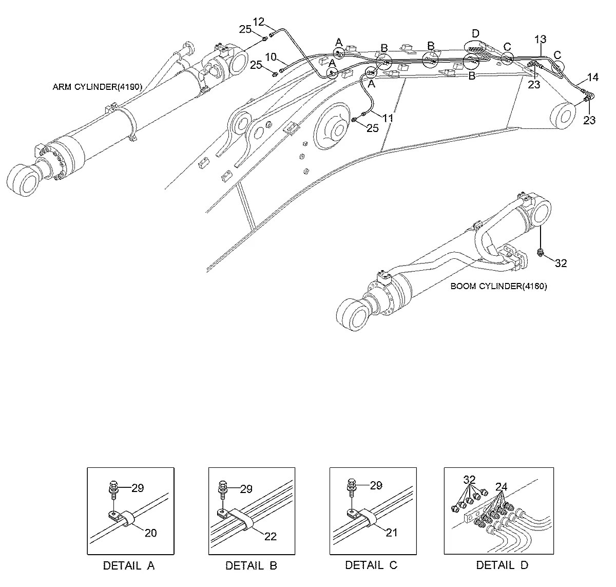 P840-042063 Escavadeira de esteiras Hyundai R380LC-9SH