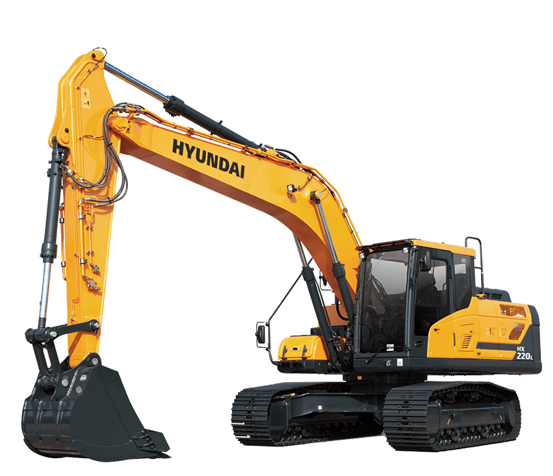 XJBN-01854 Escavadeira de esteiras Hyundai HX220 L