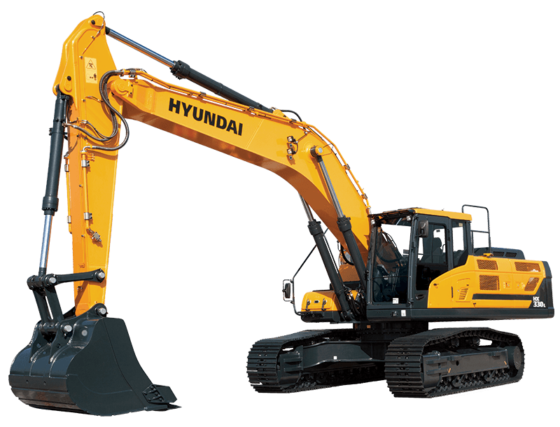 XJBN-01573 Escavadeira de esteiras Hyundai HX330 L