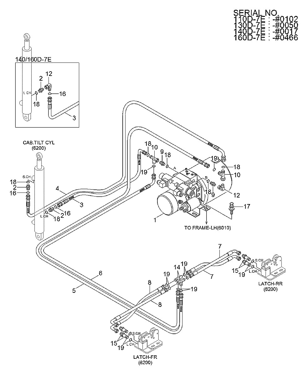 31FT-65010 Empilhadeira Hyundai 110-130-140-160D-7E
