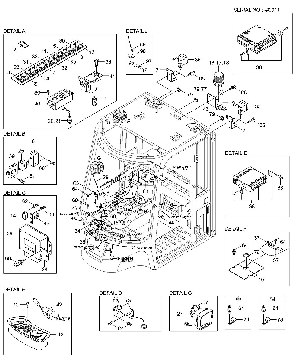 S542-200002 Empilhadeira Hyundai 180D-7E