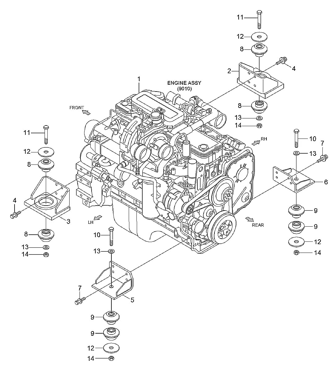 12HV-00011 Empilhadeira Hyundai 250D-9