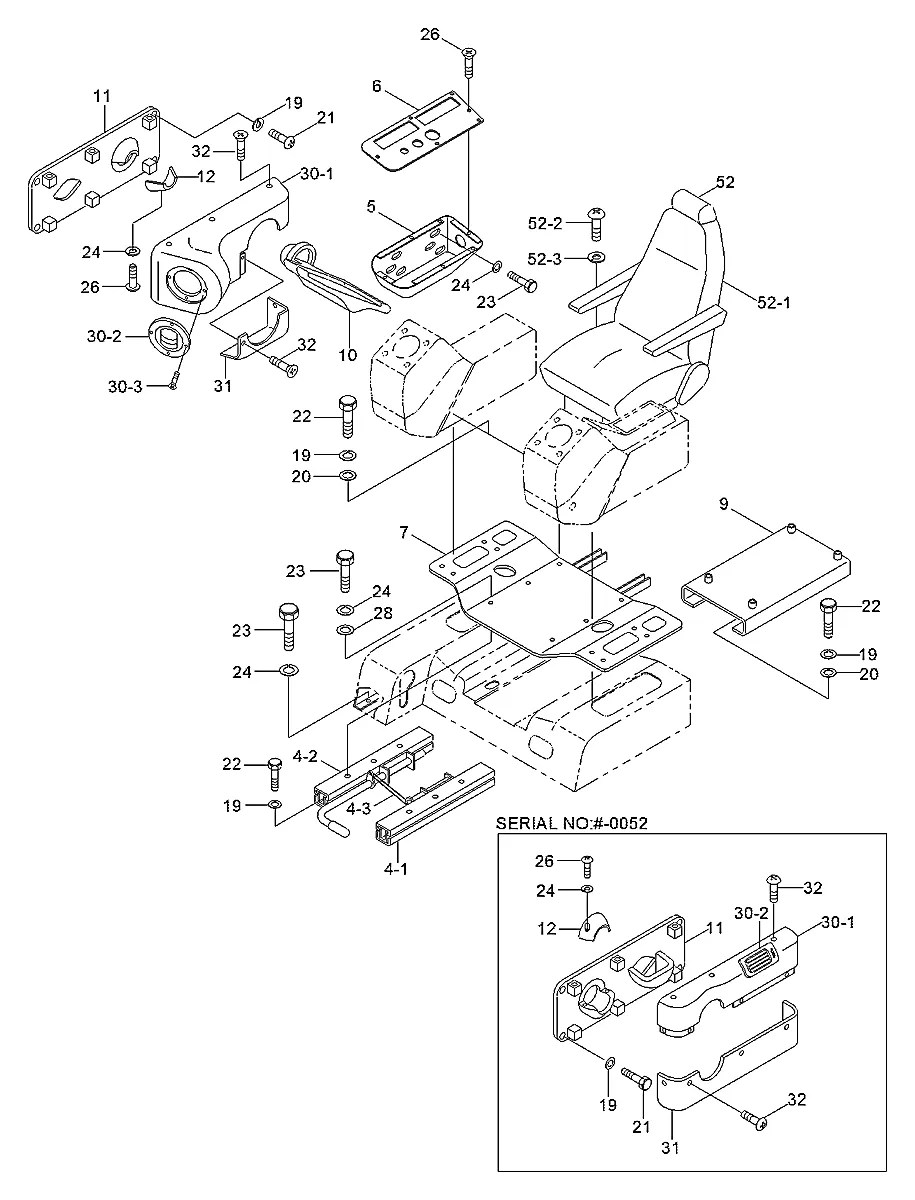 71EK-26250 Equipamento florestal Hyundai R290RB-3