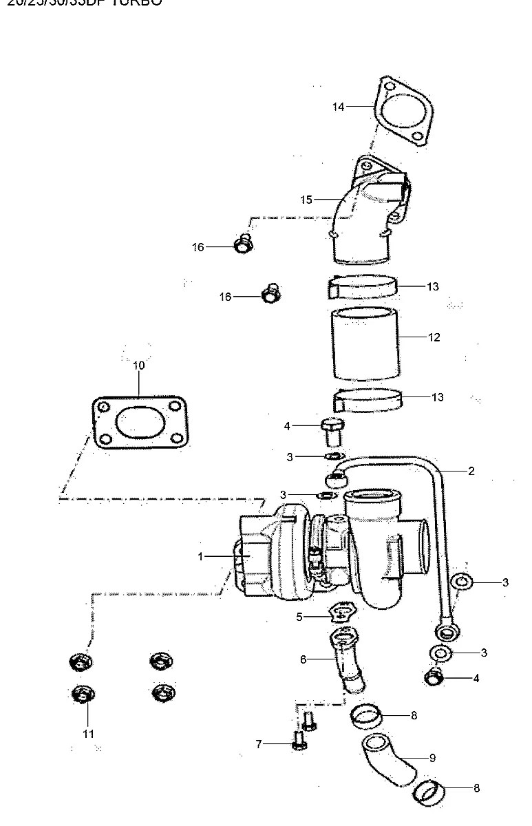 28240-42P55 Empilhadeira Hyundai 20-25-30-33DT-7