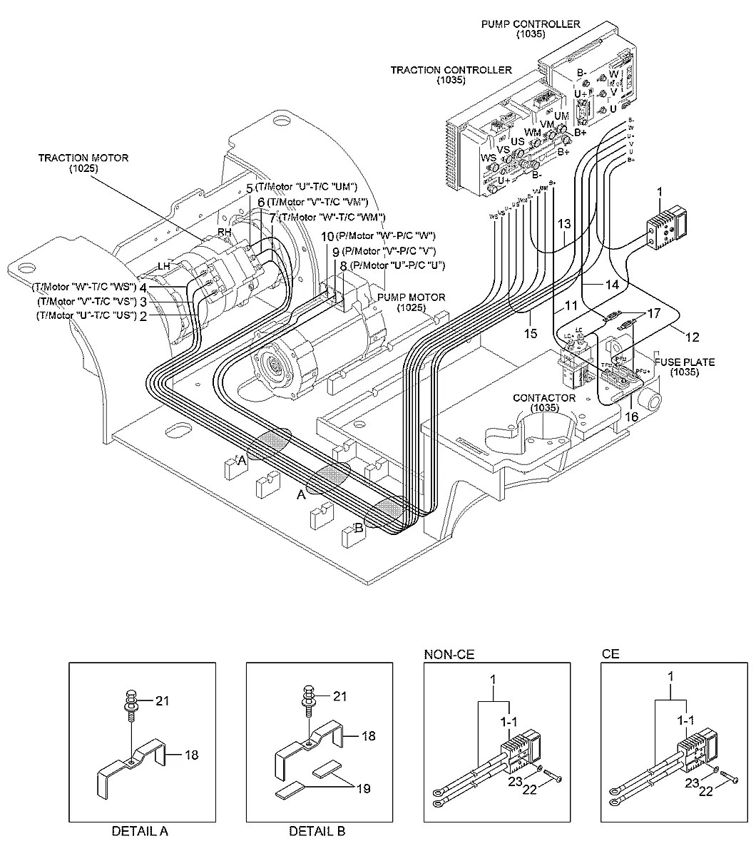 21B1-92100 Empilhadeira Hyundai 15-18-20BT-9