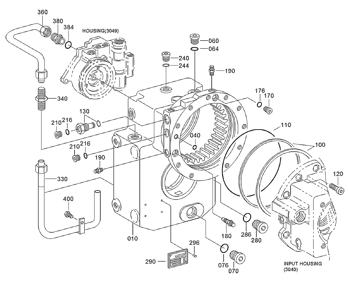0634-801-057 Escavadeira de rodas Hyundai R130W-3