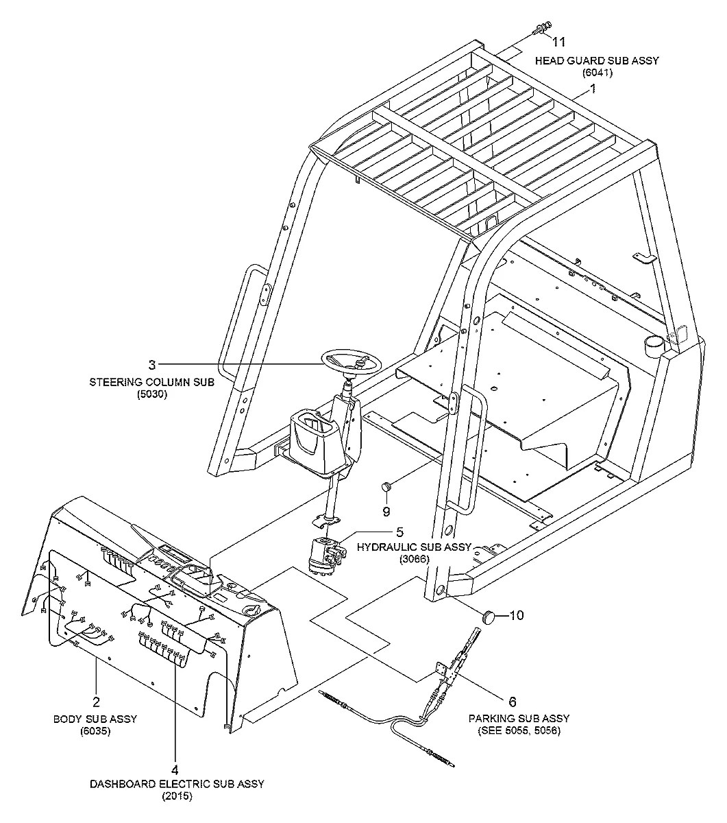 S661-550800 Empilhadeira Hyundai HDF70-7S
