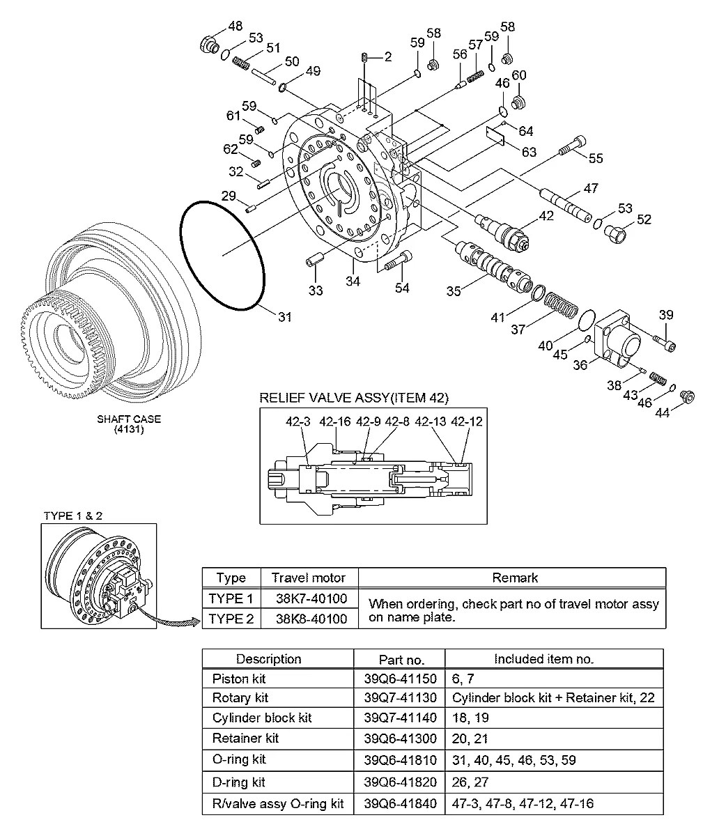 39K7-40100 Escavadeira de esteiras Hyundai HX260 L