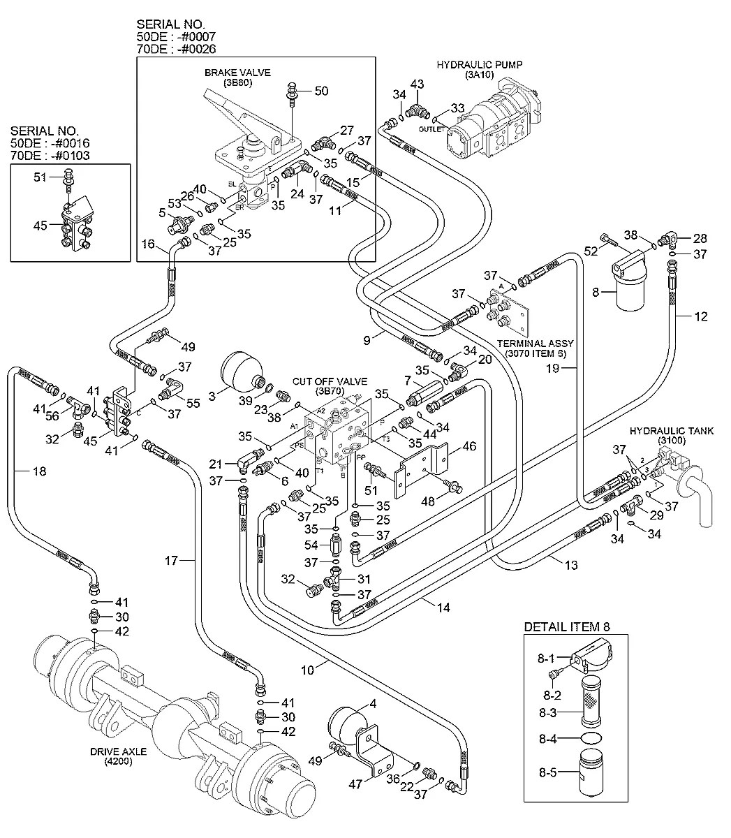 P930-084011 Empilhadeira Hyundai 60D-7E