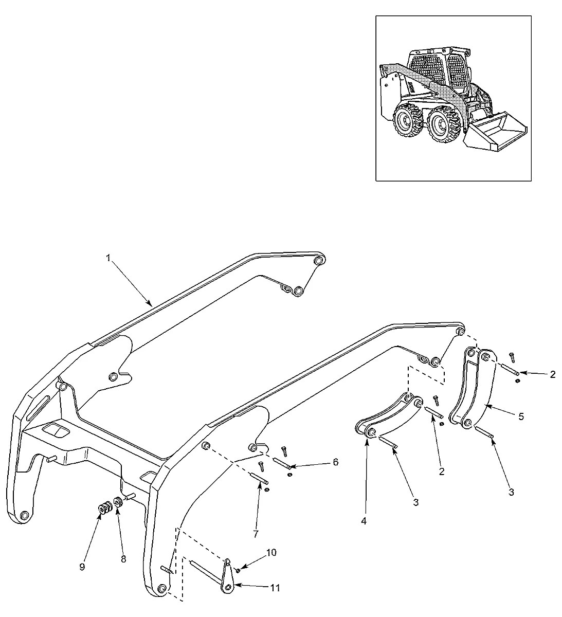 YCAC-02496 Mini carregadeira Hyundai HSL960T