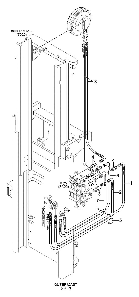 P933-064065 Empilhadeira Hyundai 60-70L-7A