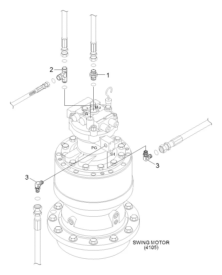 31Q5-21330 Escavadeira de rodas Hyundai R180W-9A