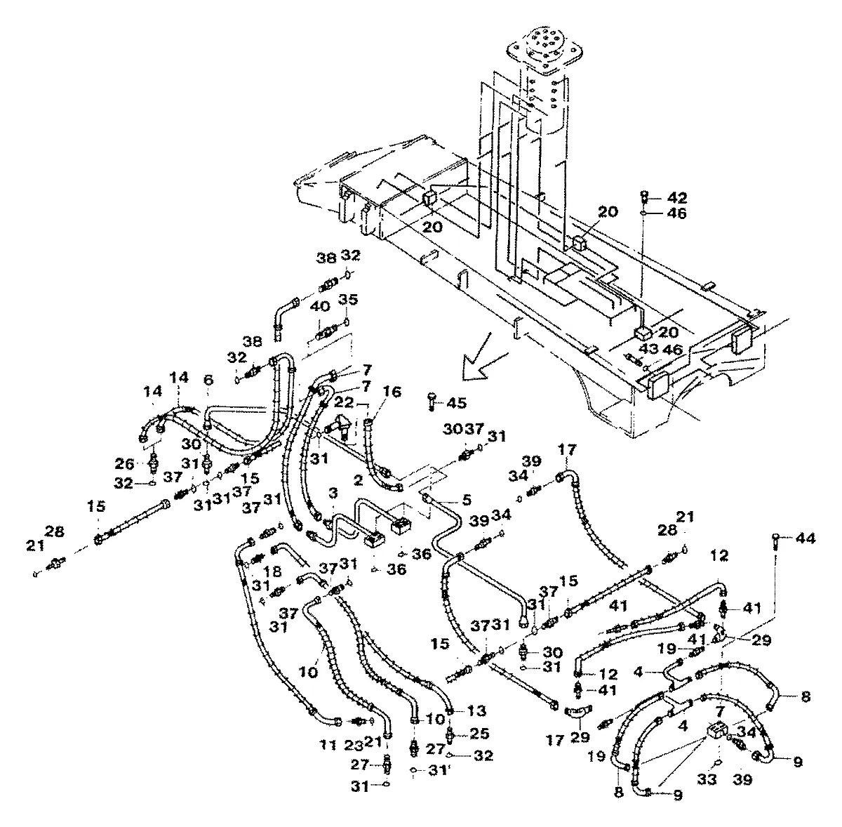 31E3-0016 Escavadeira de rodas Hyundai R120W
