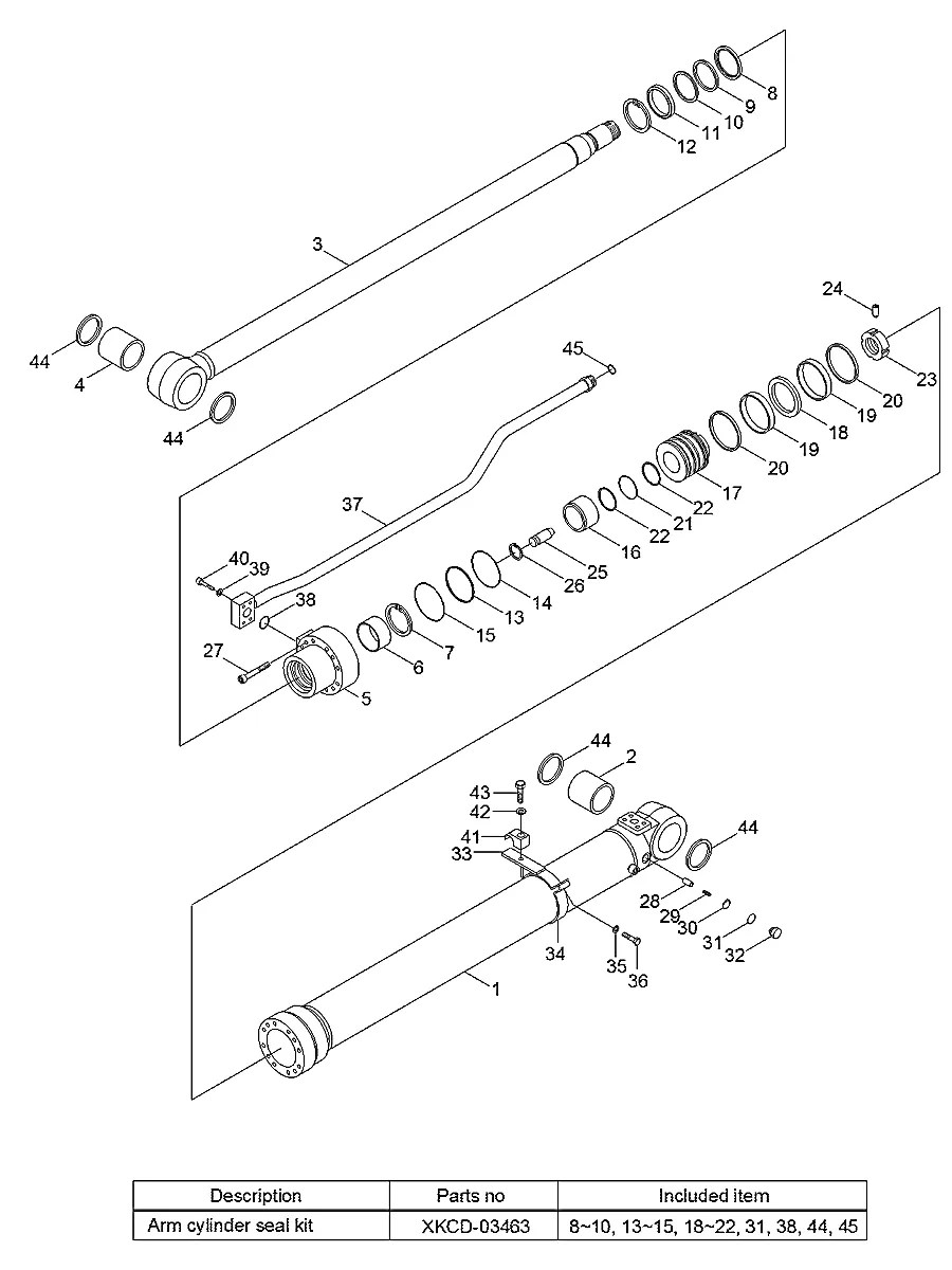 XKCD-02542 Escavadeira de esteiras Hyundai R125LCR-9A