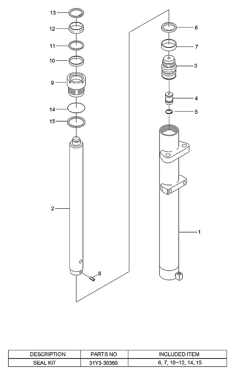 XKCD-04415 Empilhadeira Hyundai 35-40-45-50L-7A