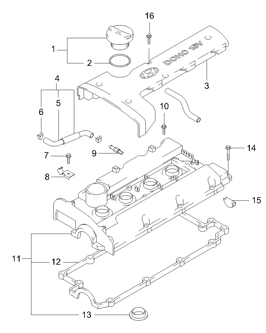 26740-32804 Empilhadeira Hyundai 30L-7