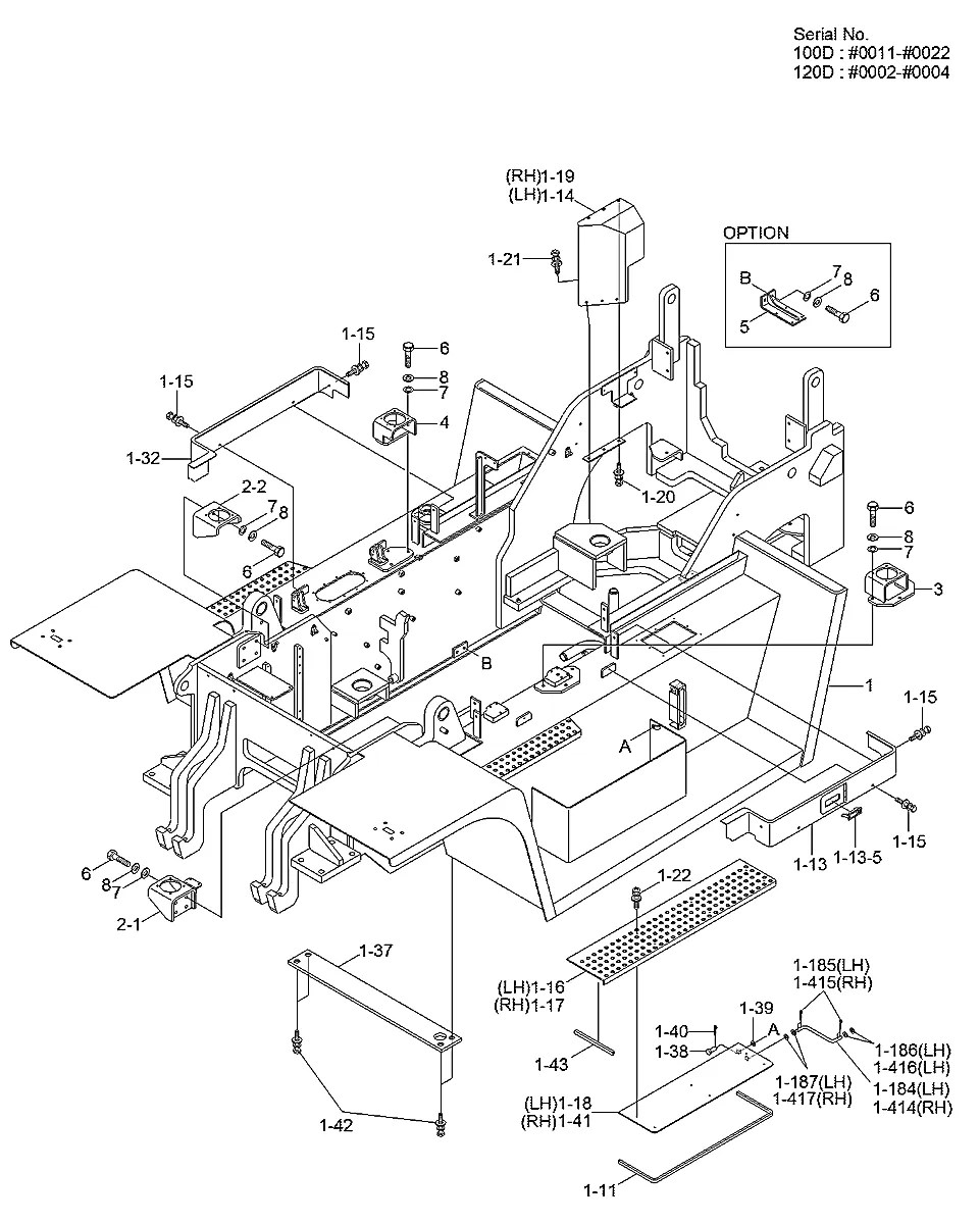 41FT-00490 Empilhadeira Hyundai 100-120-135-160D-7