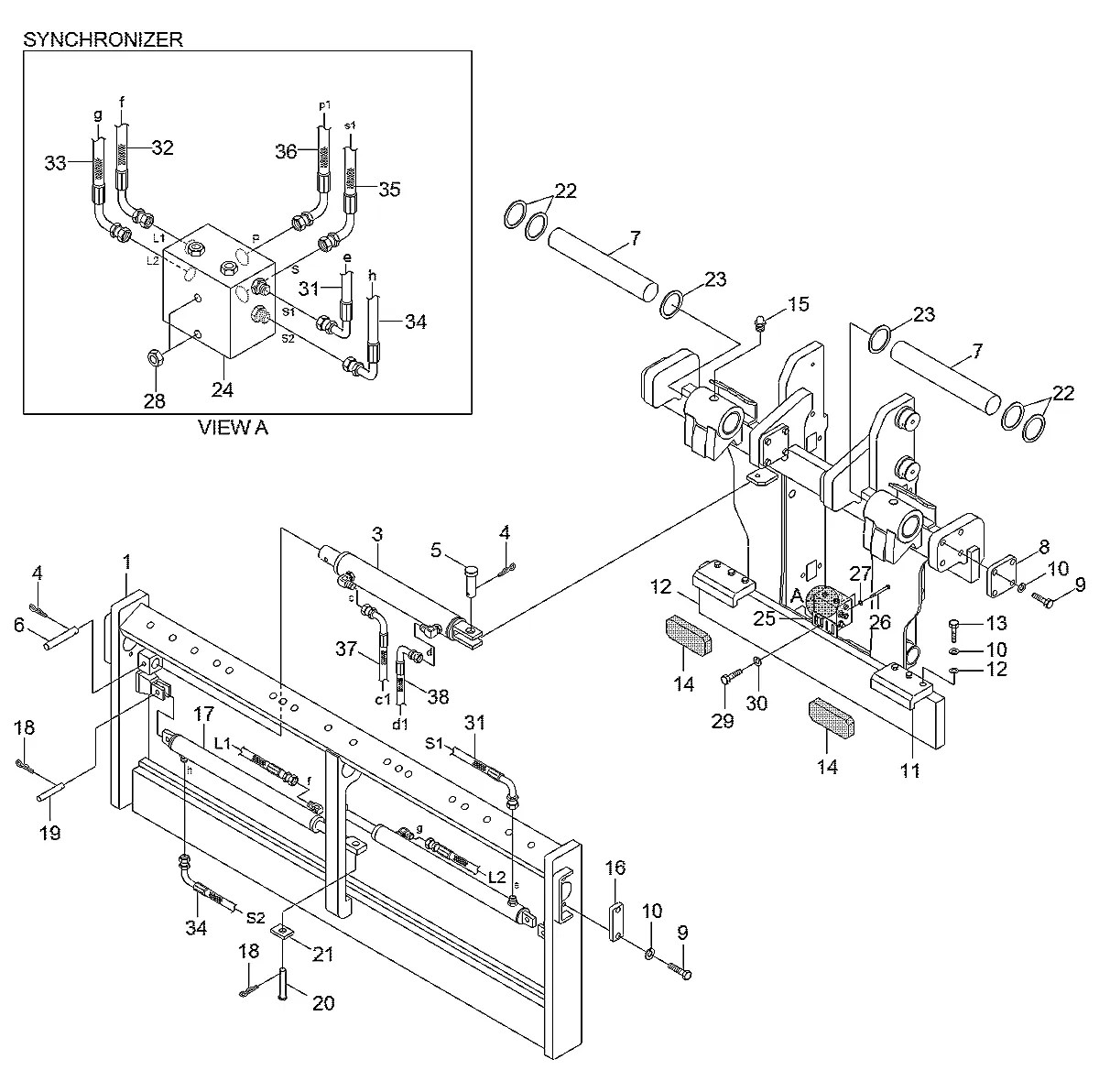 P933-064019 Empilhadeira Hyundai 80D-7E