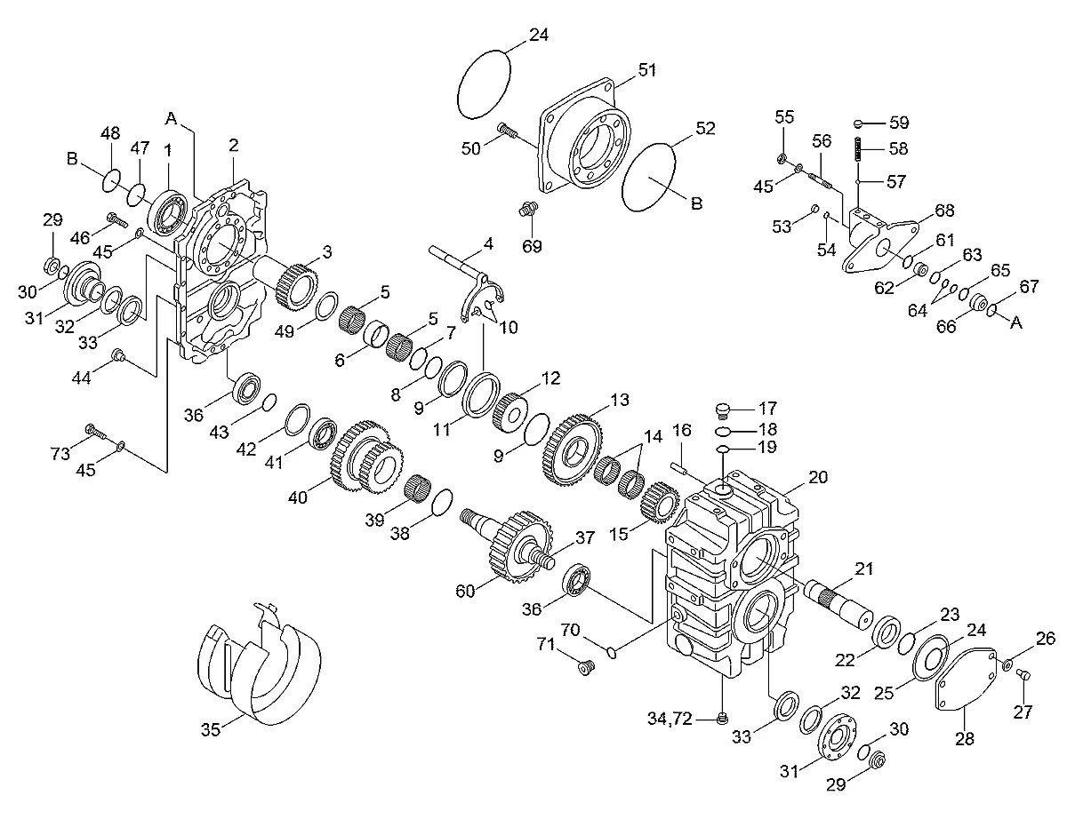 ZTAM-00545 Escavadeira de rodas Hyundai R55W-7A