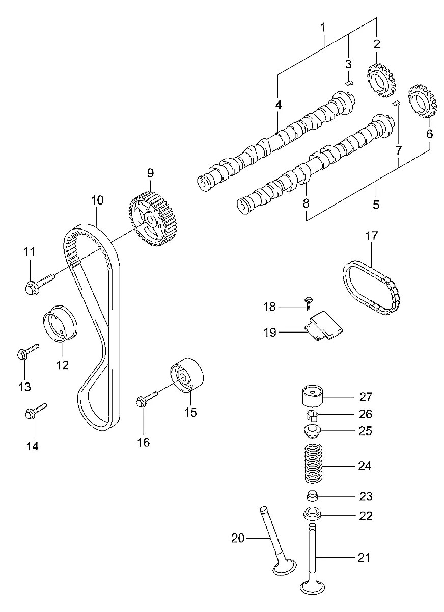 22224-23500 Empilhadeira Hyundai 30L-7
