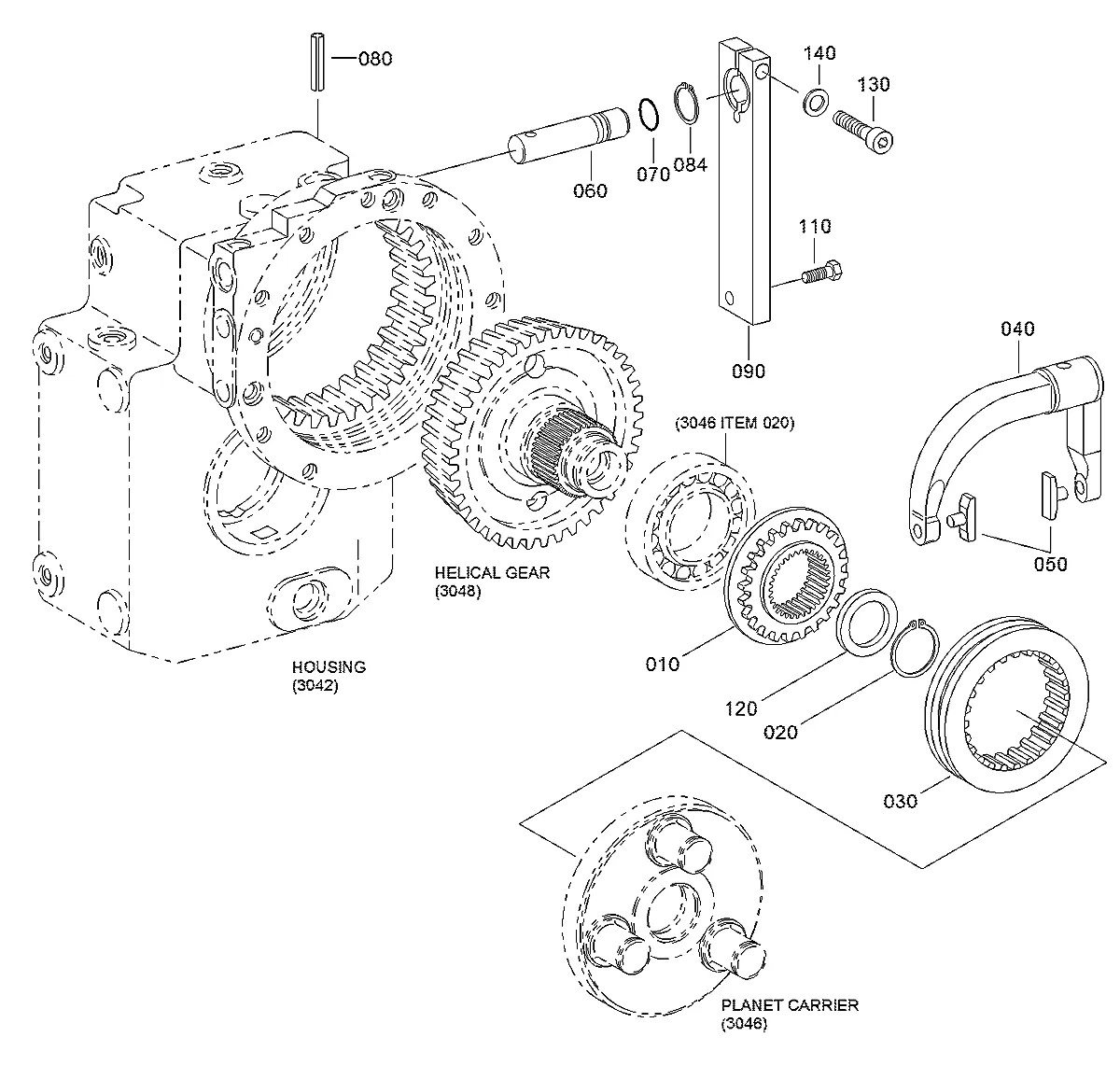 0730-103-479 Escavadeira de rodas Hyundai R130W-3