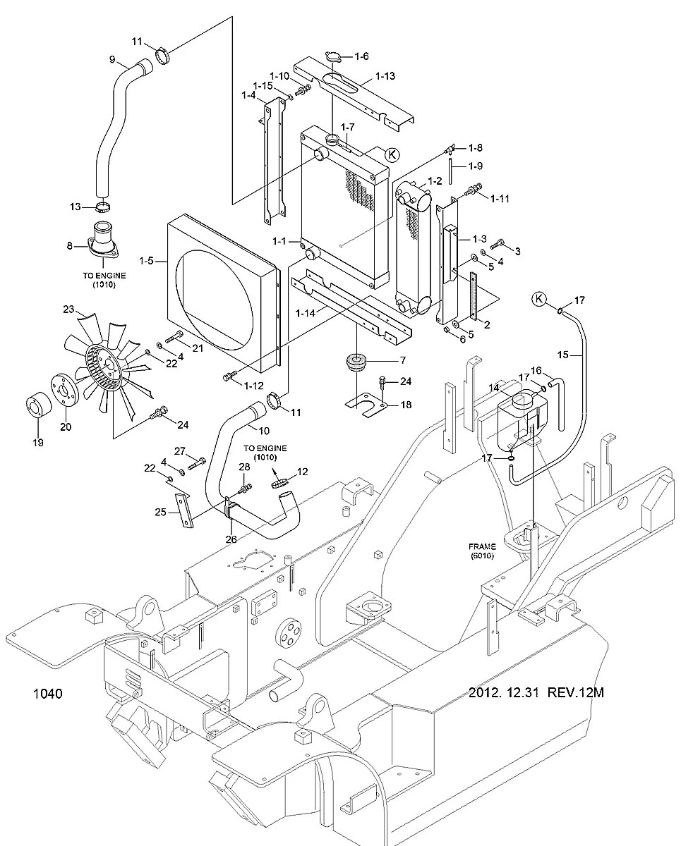 15HL-30011 Empilhadeira Hyundai 35-40-45-50L-7A