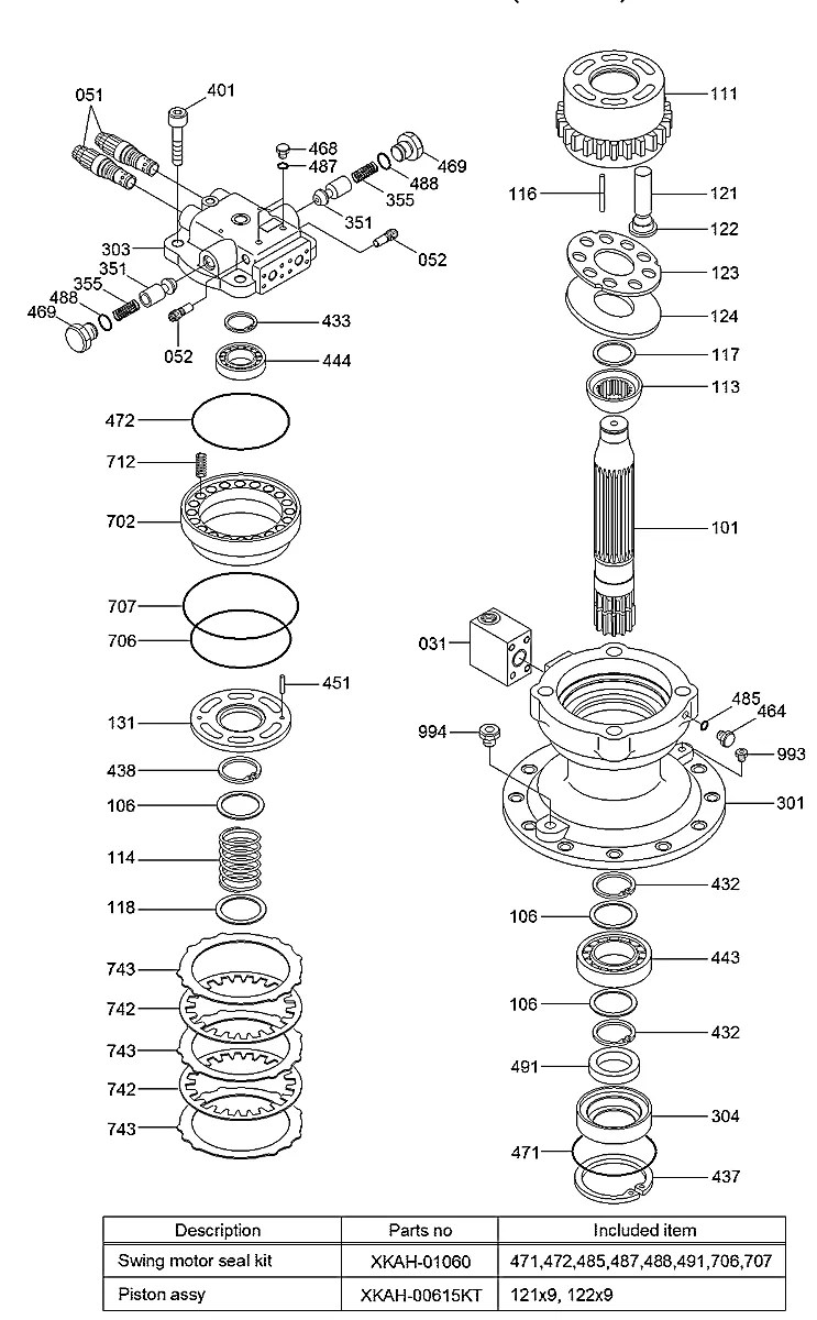 31Q7-10150 Escavadeira de esteiras Hyundai RB260LC-9S