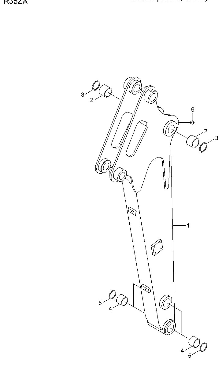 Y020-040011 Escavadeira de esteiras Hyundai R35Z-9A