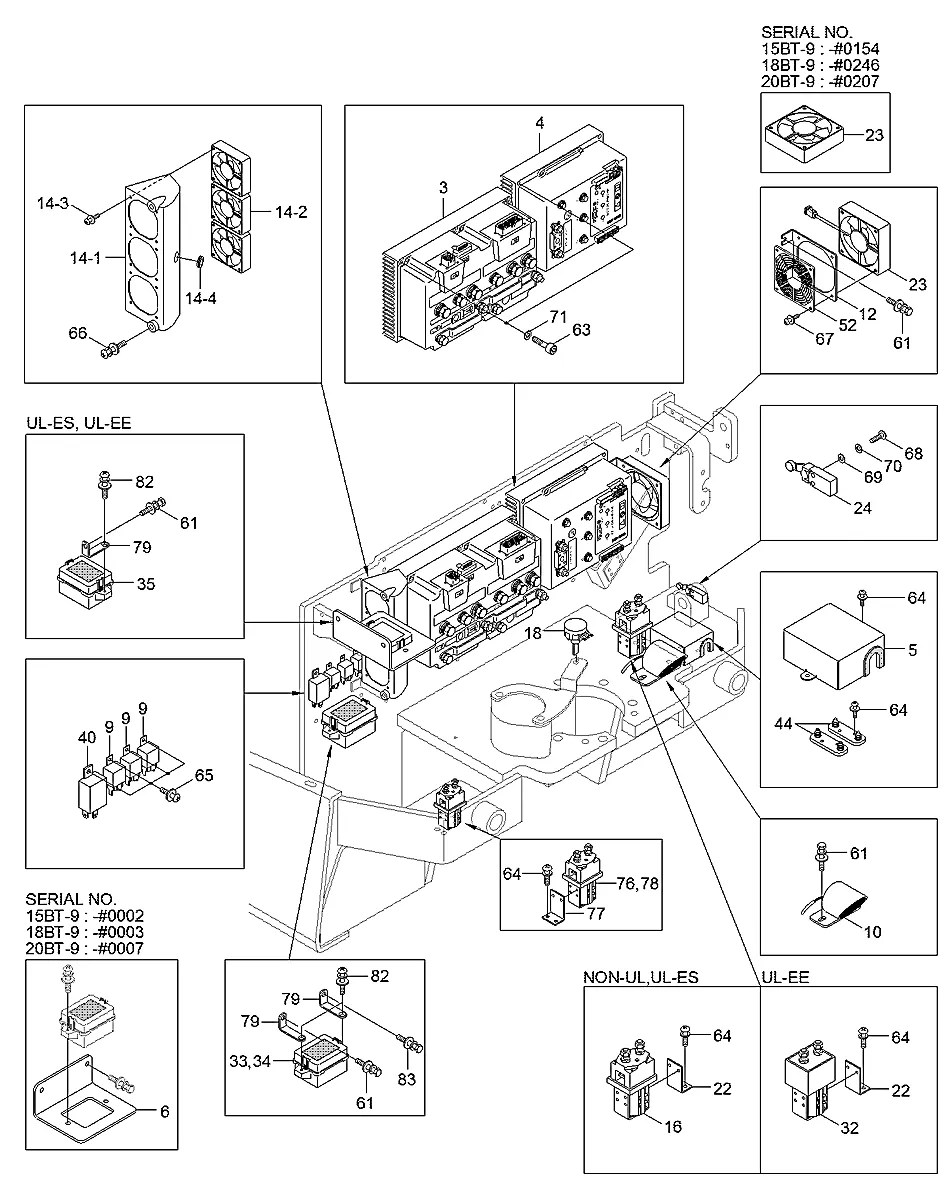 21FY-92160 Empilhadeira Hyundai 15-18-20BT-9