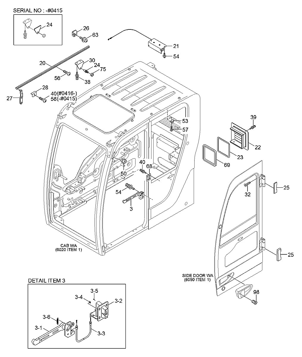 75Q4-03090 Escavadeira de esteiras Hyundai R235LCR-9