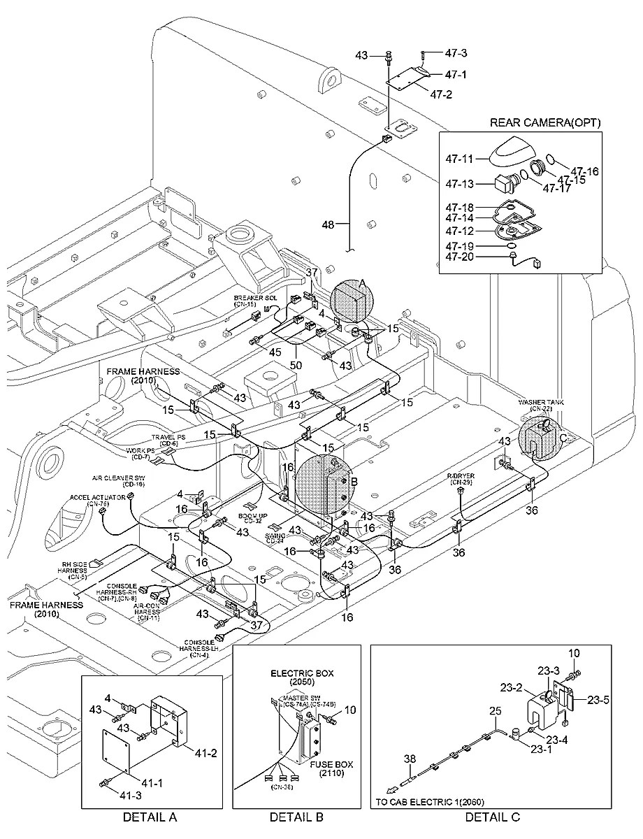 21Q4-91070 Escavadeira de esteiras Hyundai RB220LC-9S
