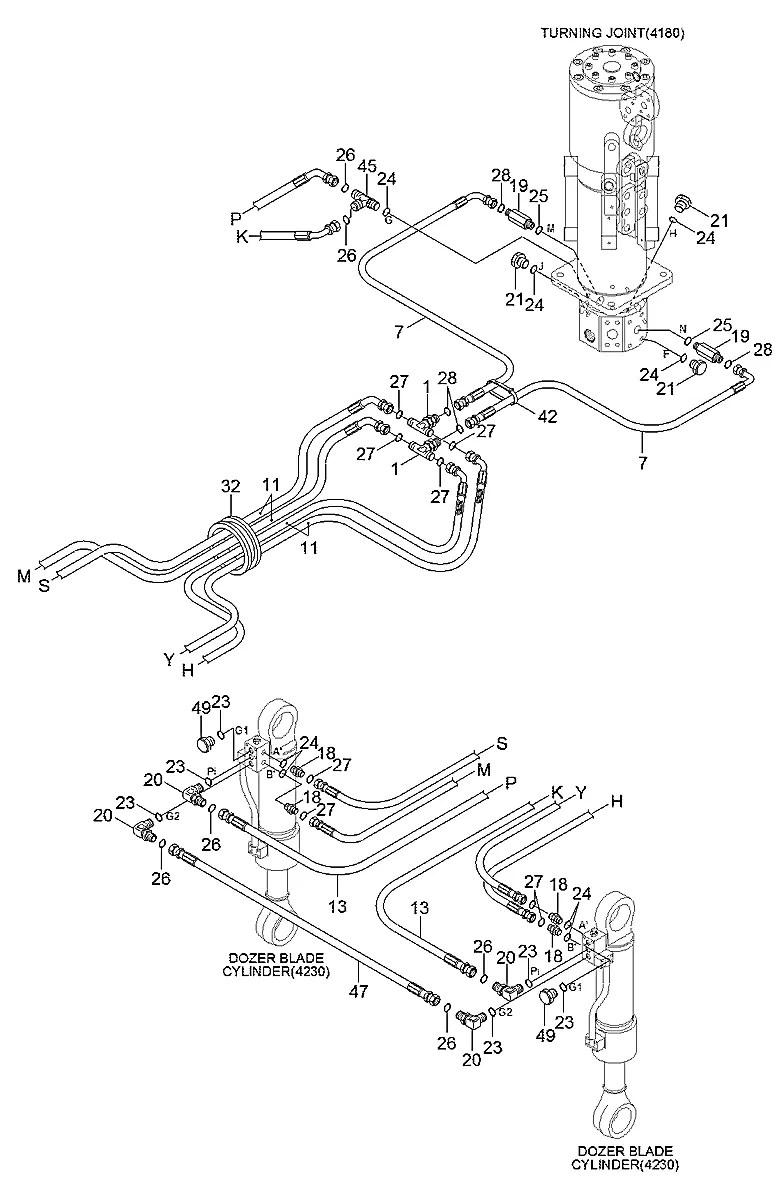 P913-049012 Escavadeira de rodas Hyundai R140W-9A