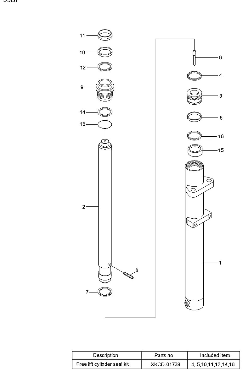 XKCD-01554 Empilhadeira Hyundai 35DF-7