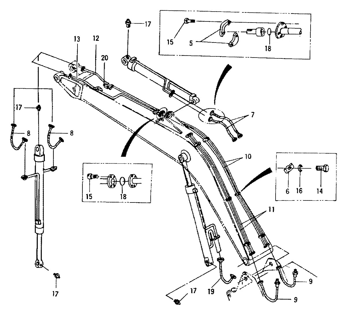 E231-0344 Escavadeira de esteiras Hyundai R280LC