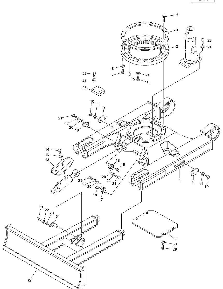 XJDH-01528 Escavadeira de esteiras Hyundai R75-7
