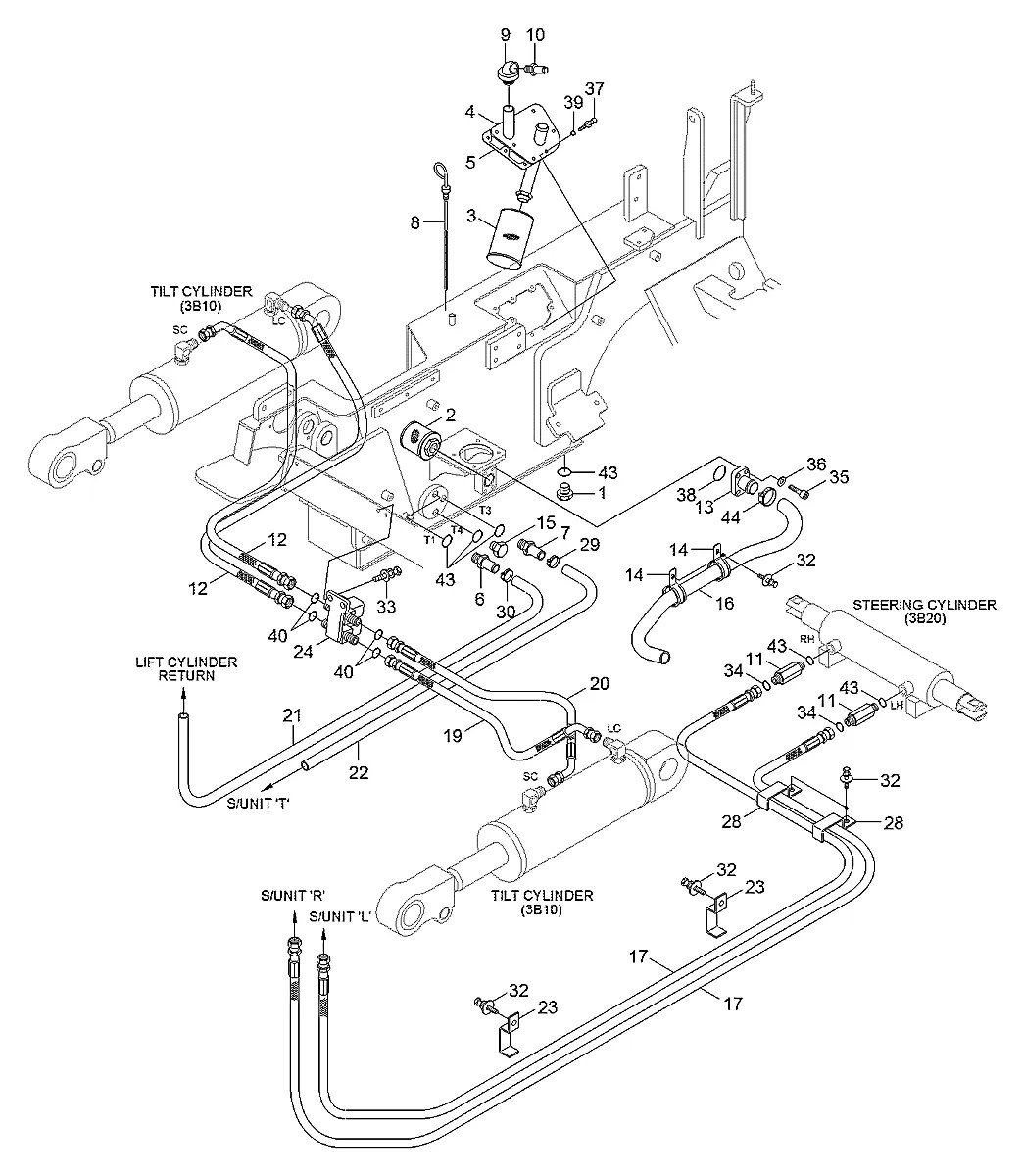 P923-044016 Empilhadeira Hyundai 20LC-7M