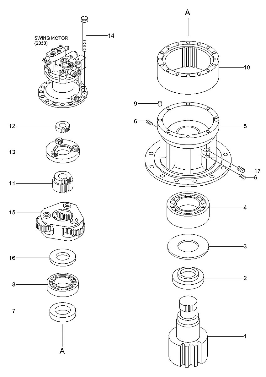 0671-138 Escavadeira de rodas Hyundai R95W-3