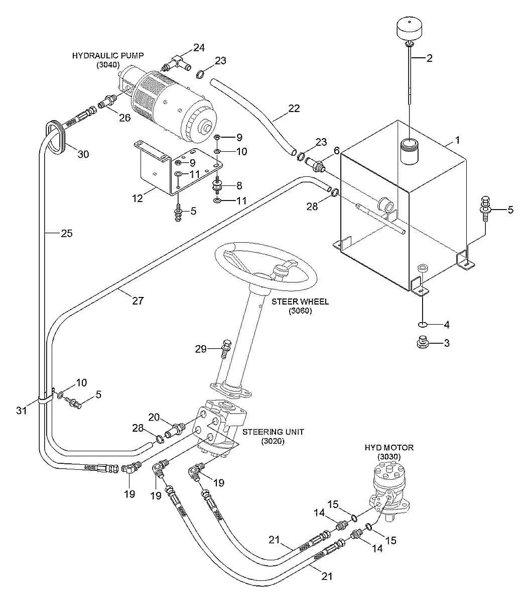 P760-012175 Empilhadeira Hyundai 15P-7