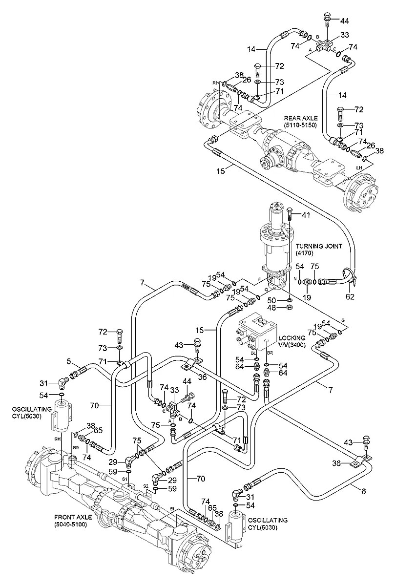 P020-210006 Escavadeira de rodas Hyundai R170W-7