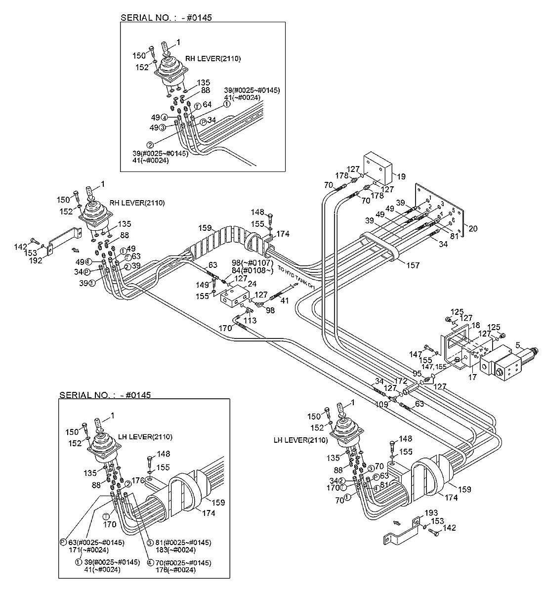 P600-062026 Escavadeira de esteiras Hyundai R450LC-3