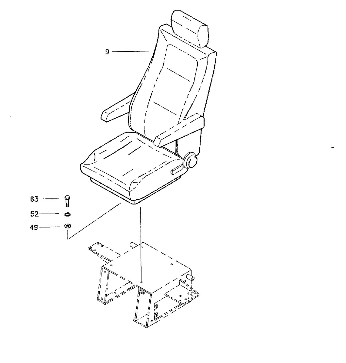 71M5-22110 Escavadeira de rodas Hyundai R500W