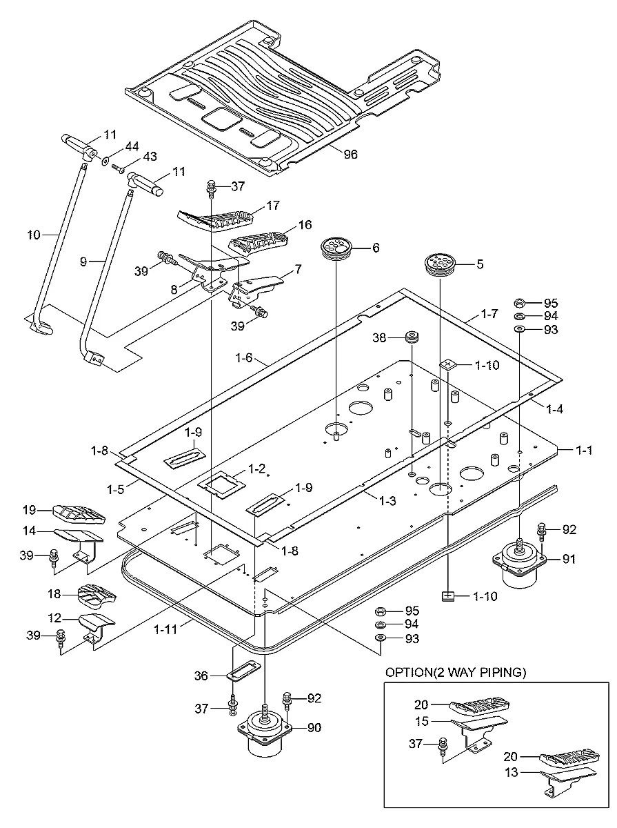 71K8-20750 Escavadeira de esteiras Hyundai HX260 L