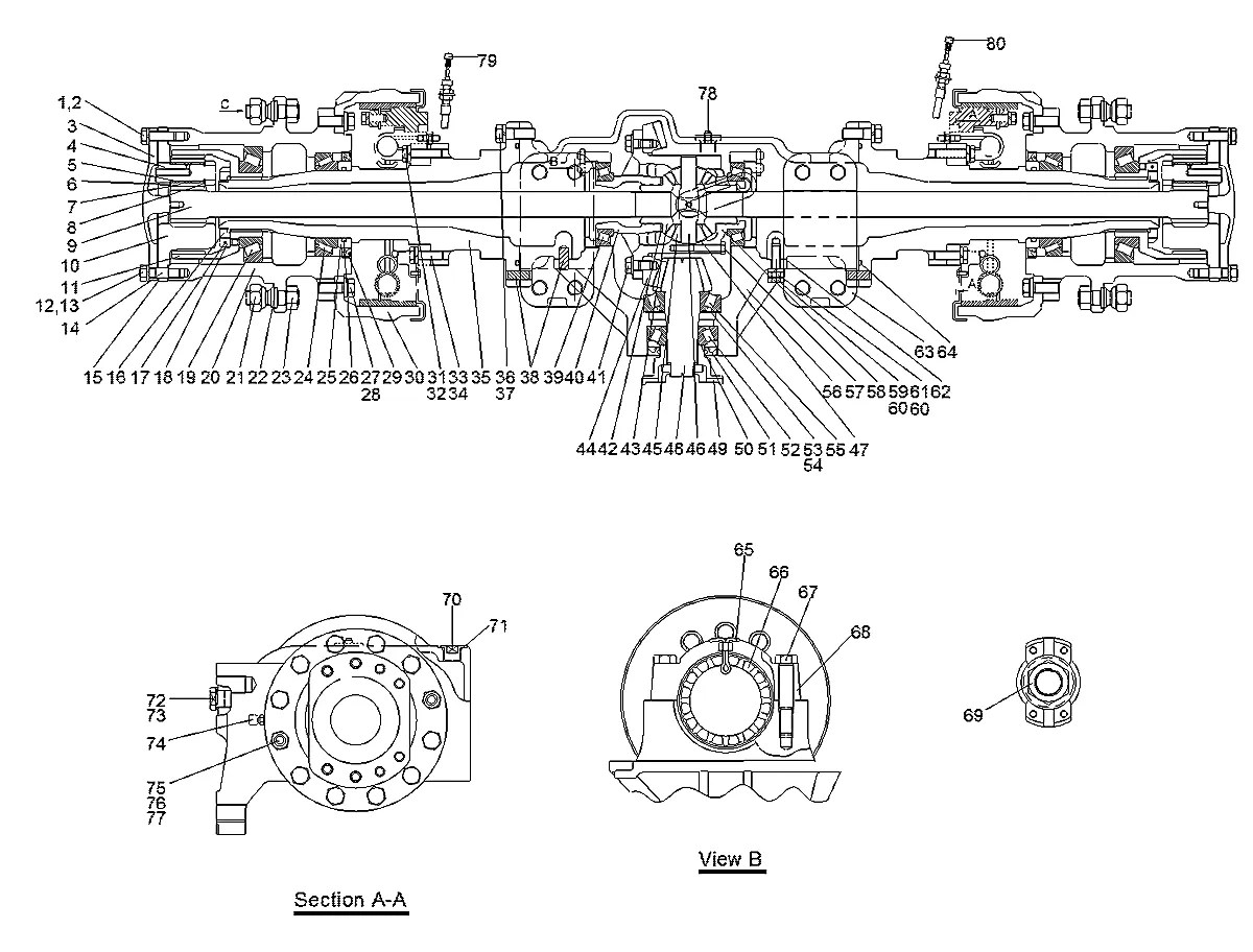 01144-51645 Empilhadeira Hyundai HDF70A