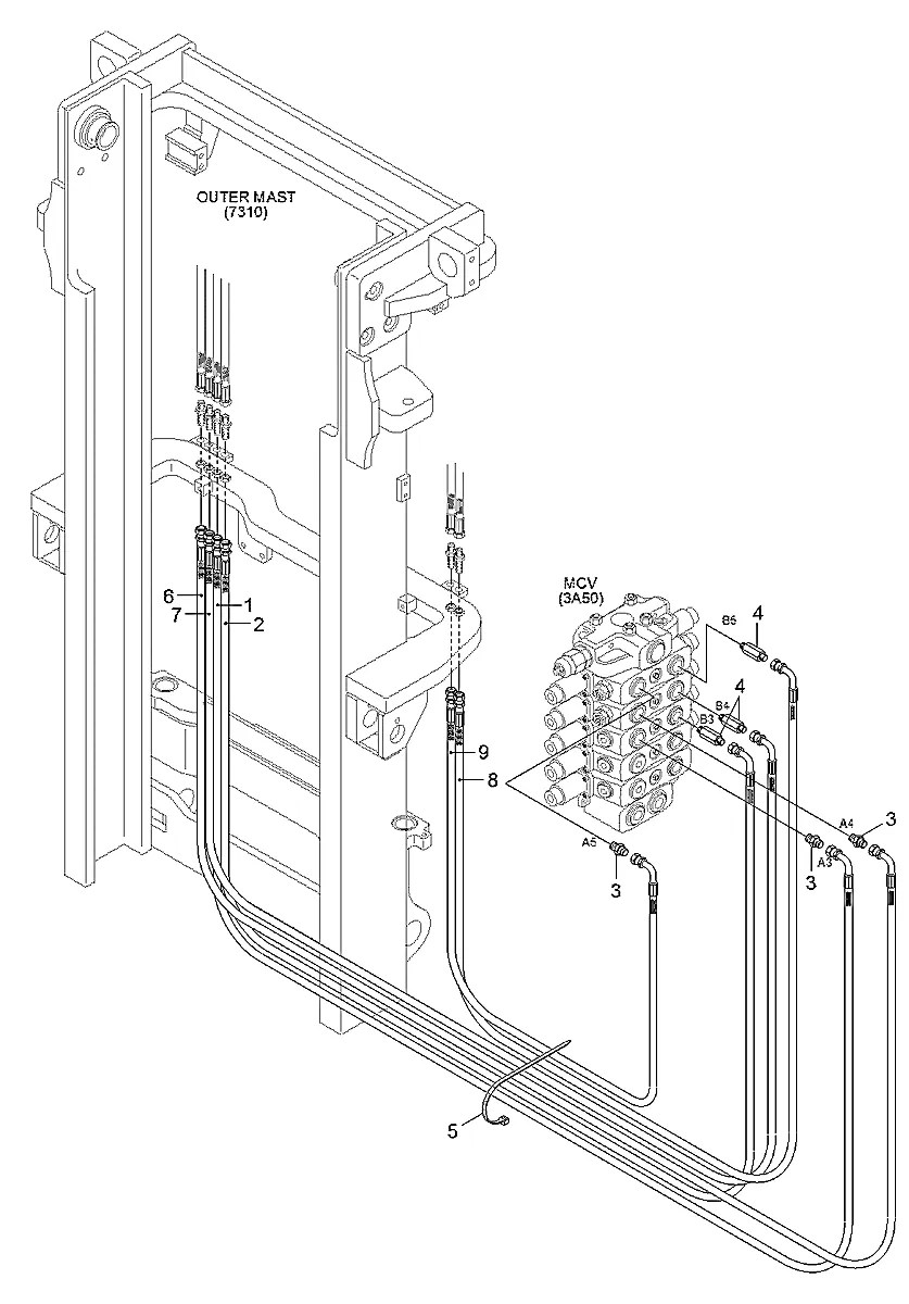 P933-064022 Empilhadeira Hyundai 70L-7A