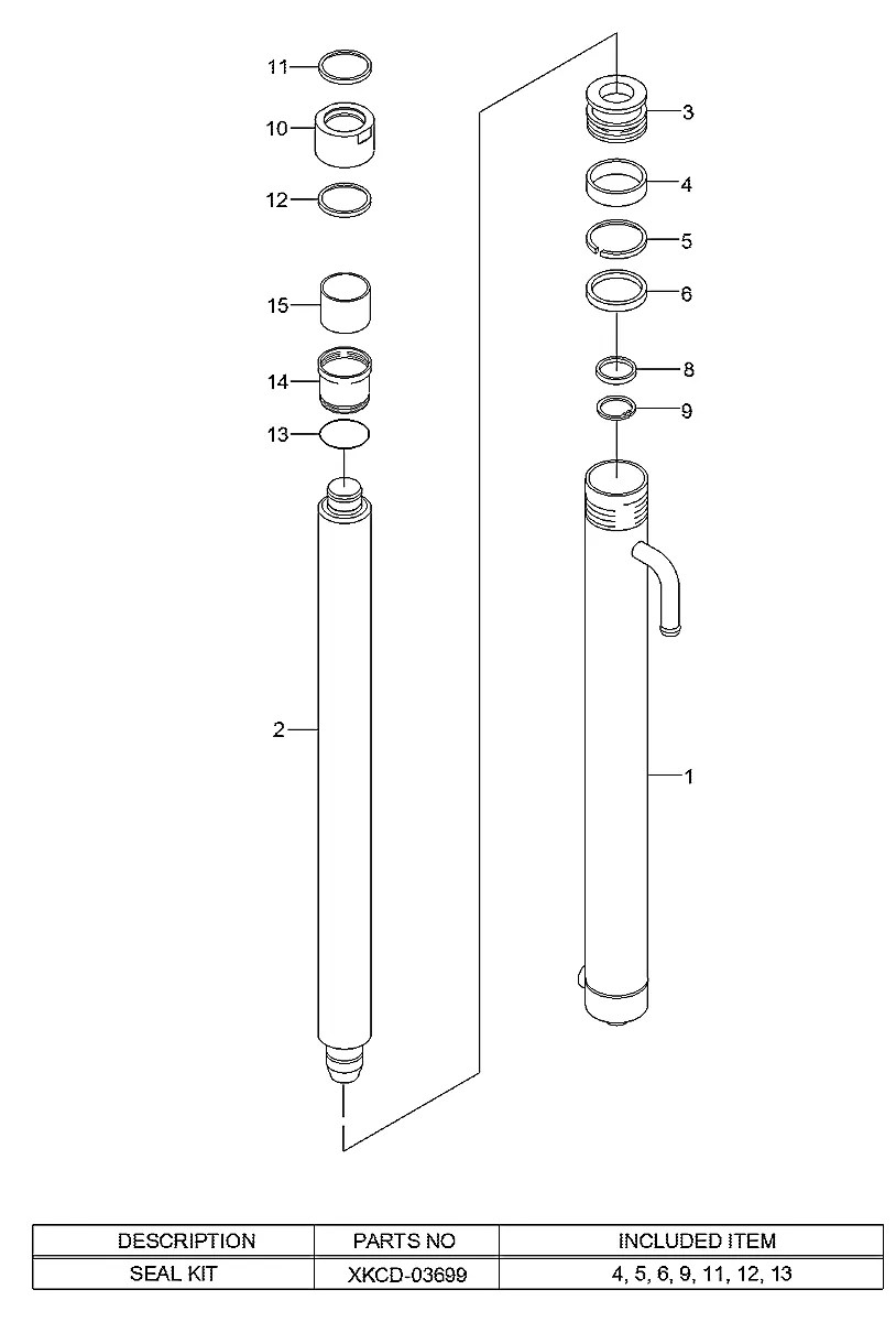 XKCD-03701 Empilhadeira Hyundai 35-40-45-50L-7A