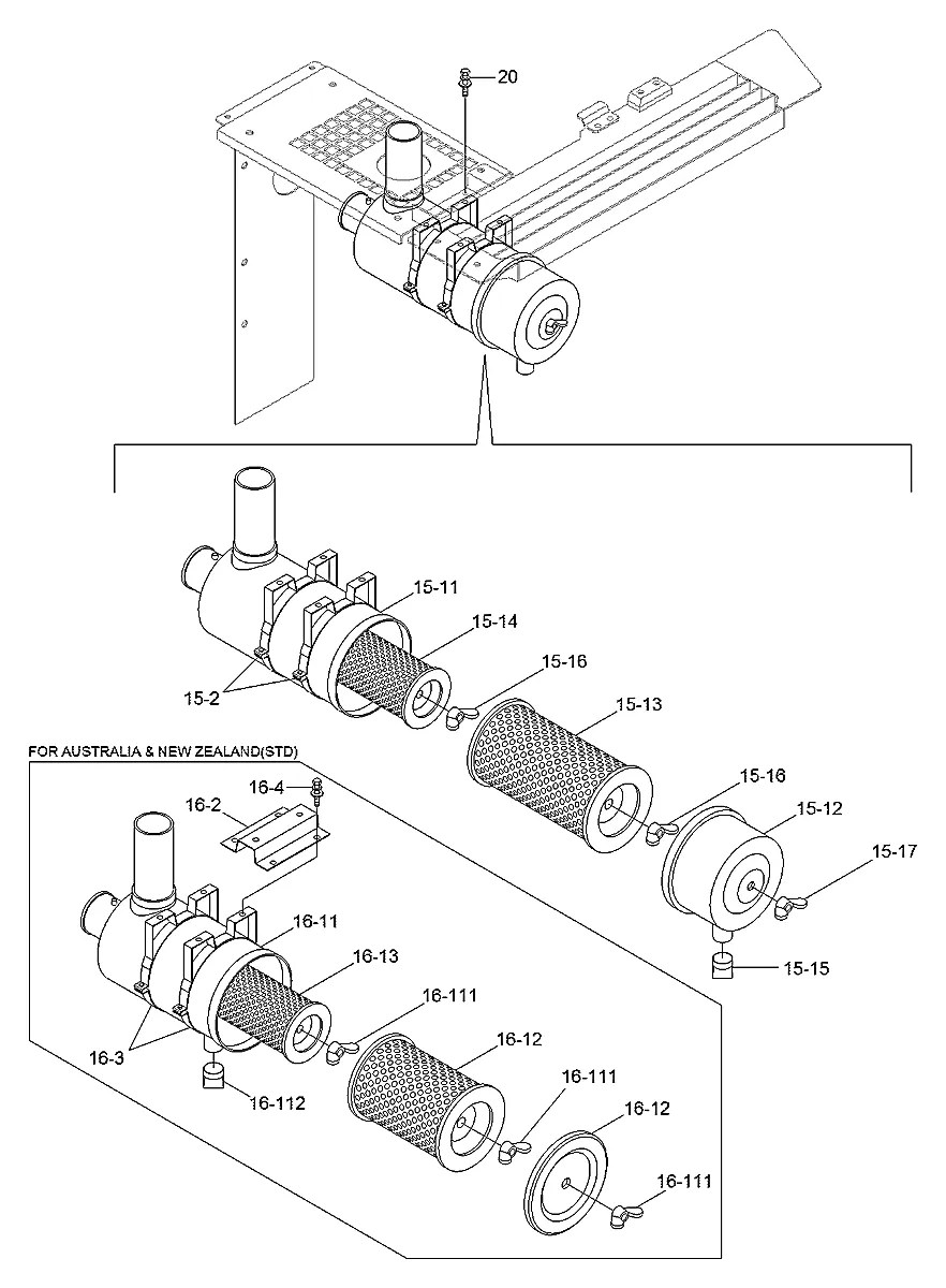 11N4-21010 Escavadeira de rodas Hyundai R140W-7