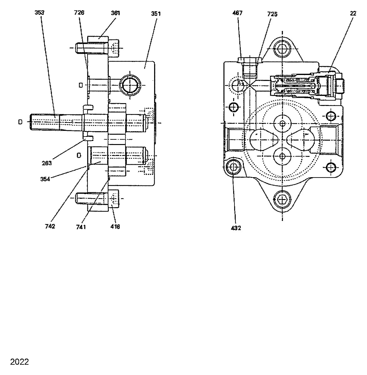 V8610312404 Escavadeira de esteiras Hyundai R320LC