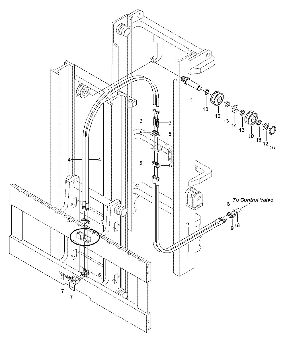 F15500251 Empilhadeira Hyundai HDF35A-II